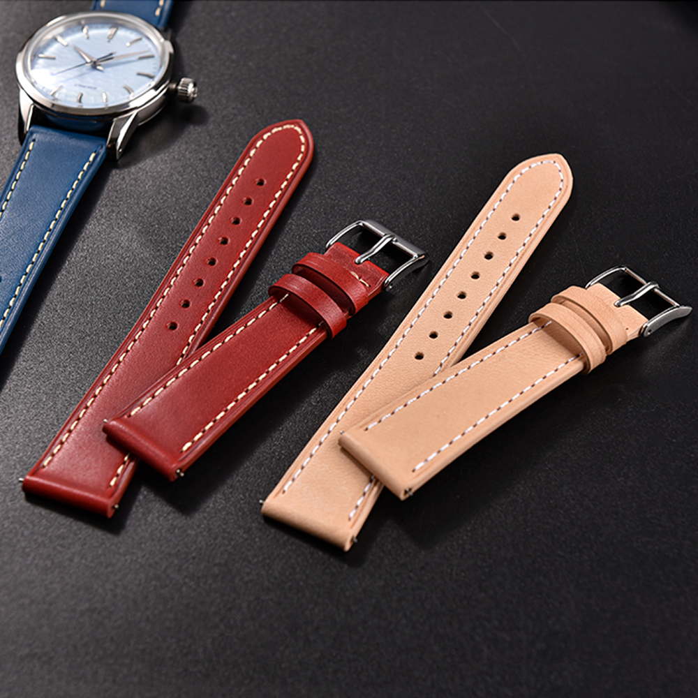 Leather Strap Quick Release - Vintage Watchband 18mm 20mm 22mm Quick