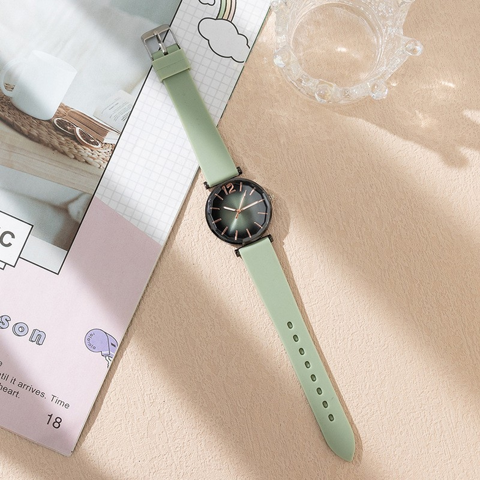 Fashion Ladies Watch Sports Si - Silicone Band Women บทวิจารณ์และราคา