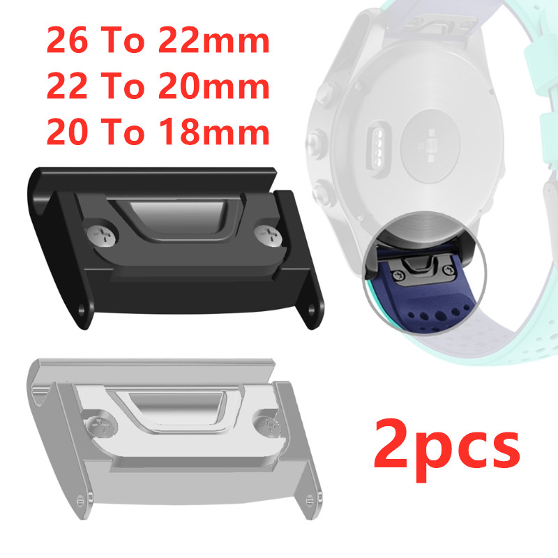2pcs Watch Band Adapters 26mm  - Silicone Watch Band 22Mm บทวิจารณ์และราคา