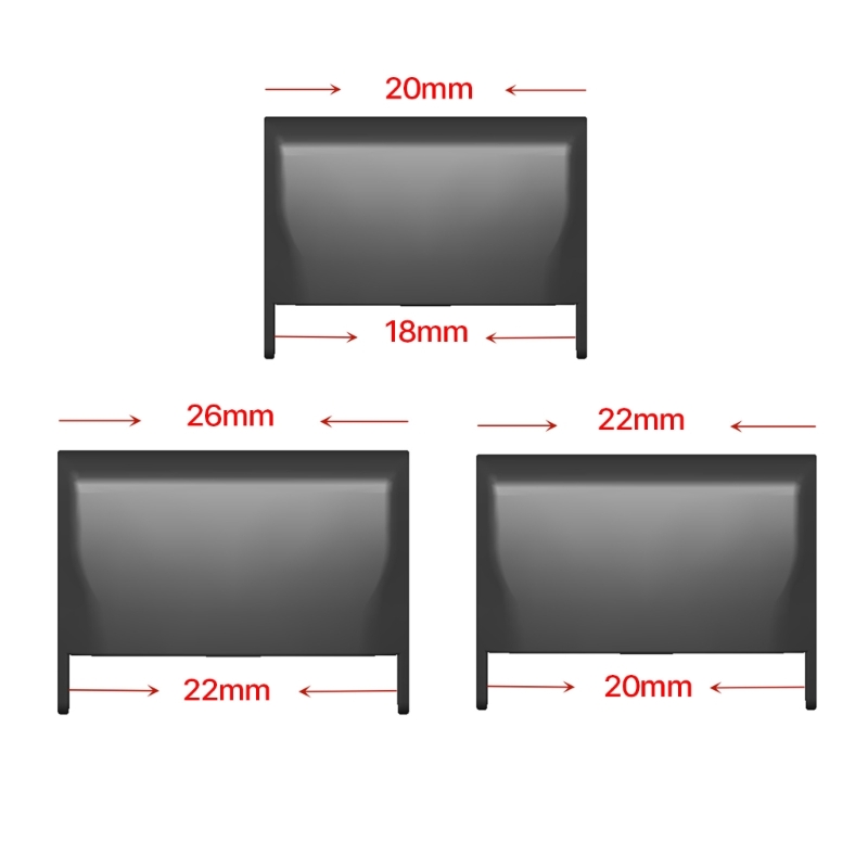 2pcs Watch Band Adapters 26mm  - Silicone Watch Band 22Mm บทวิจารณ์และราคา