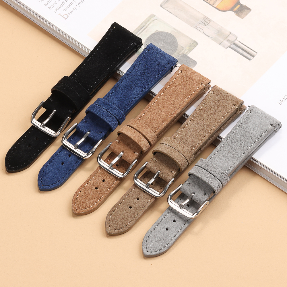 Soft Suede Retro Genuine Leath - Suede Strap Watch บทวิจารณ์และราคา