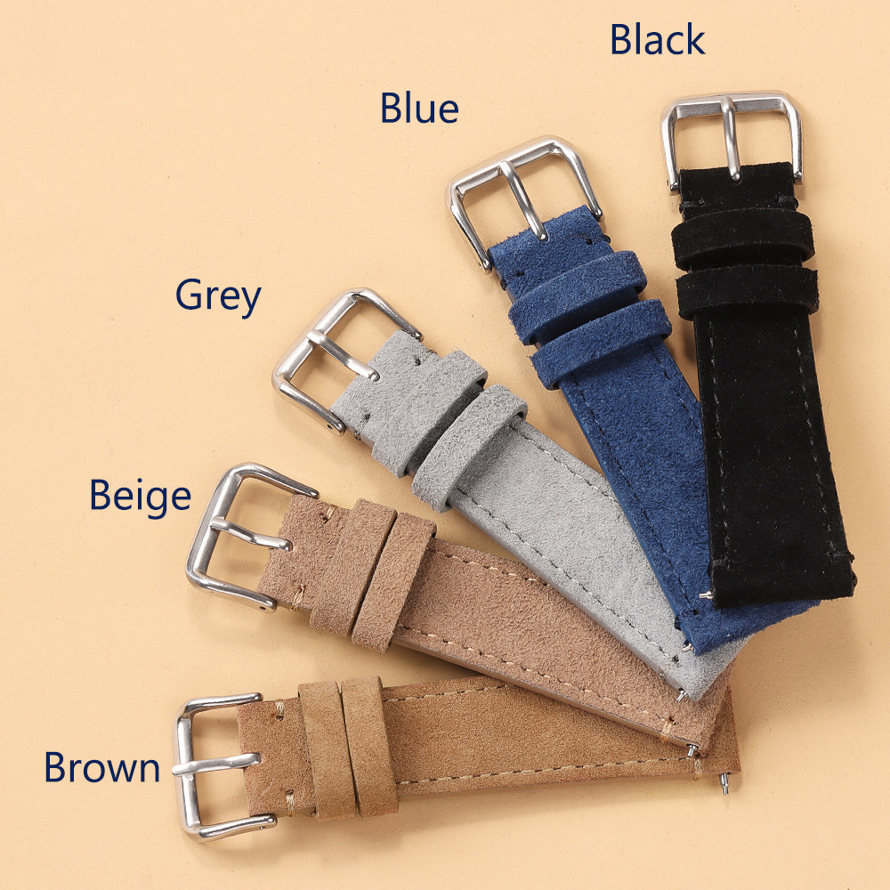 Soft Suede Retro Genuine Leath - Suede Strap Watch บทวิจารณ์และราคา