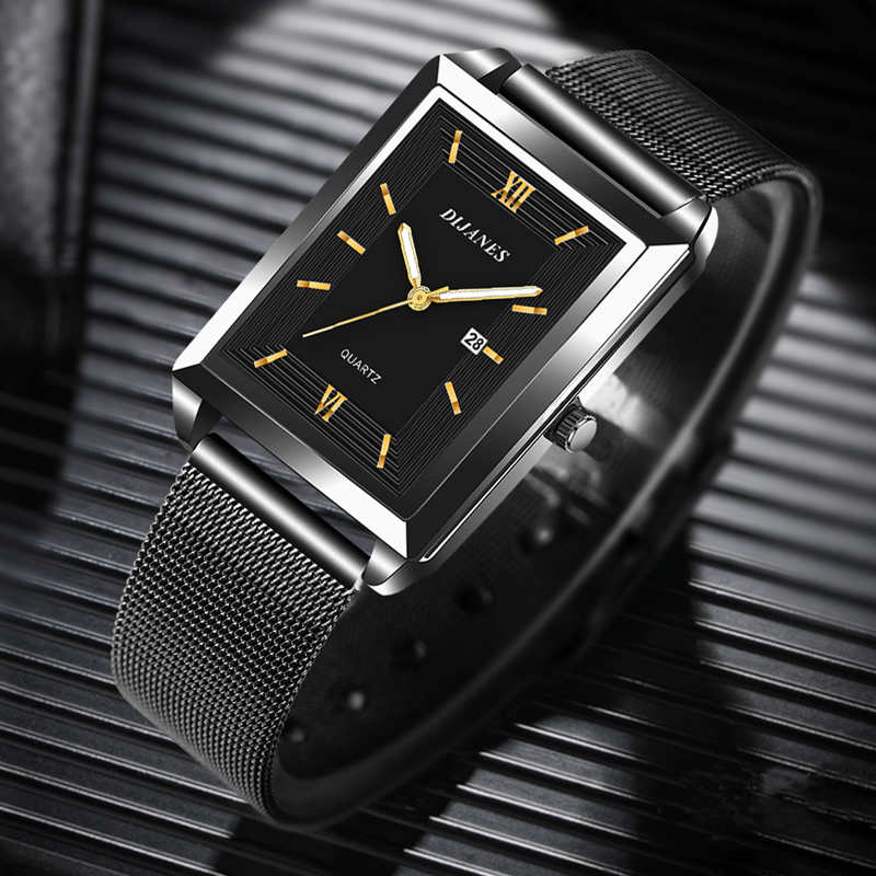 Men's Calendar Date Sport & Le - Leather Watch Band Men บทวิจารณ์และราคา