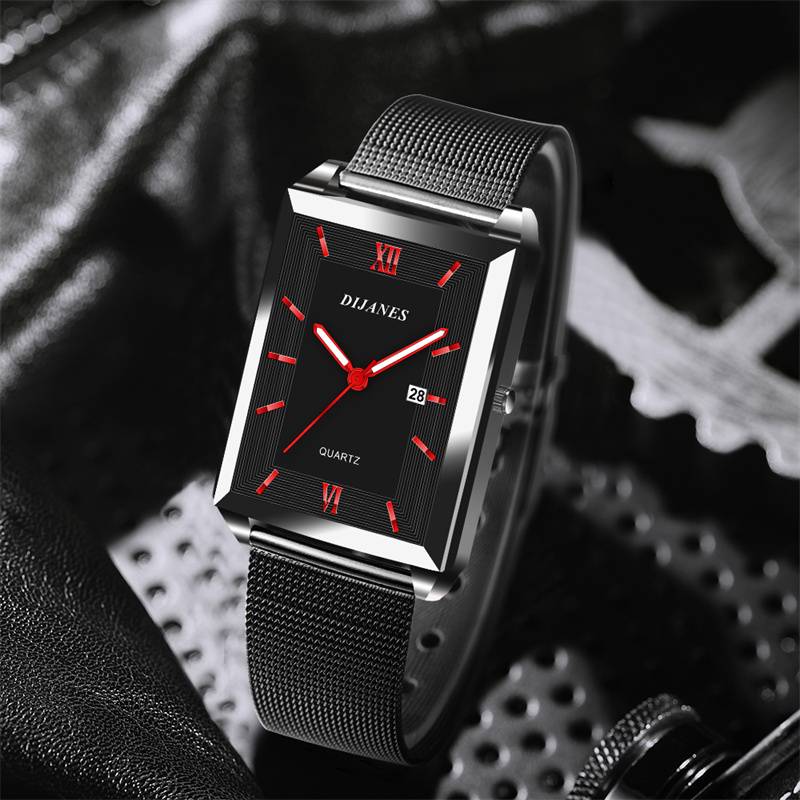 Men's Calendar Date Sport & Le - Leather Watch Band Men บทวิจารณ์และราคา