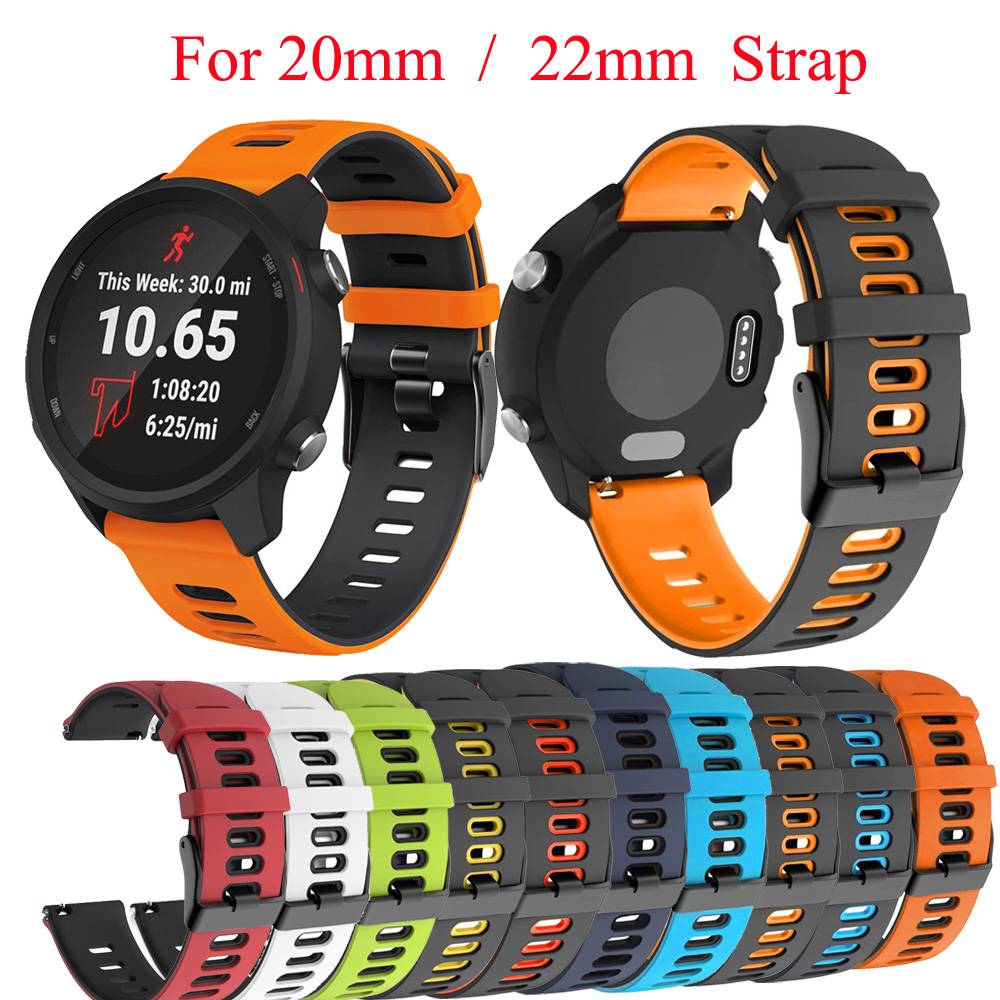 20 22mm Sport Silicone Watch B - Silicone Watch Band 22Mm บทวิจารณ์และราคา