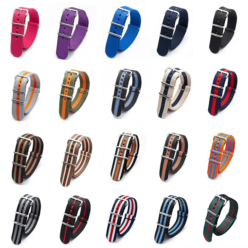 18/20/22/24mm Cambos Stripes S - Nato Strap Nylon บทวิจารณ์และราคา