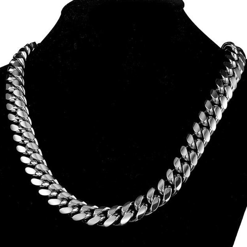 316L Stainless Steel Miami Cur - Butterfly Clasp Deployant บทวิจารณ์และราคา