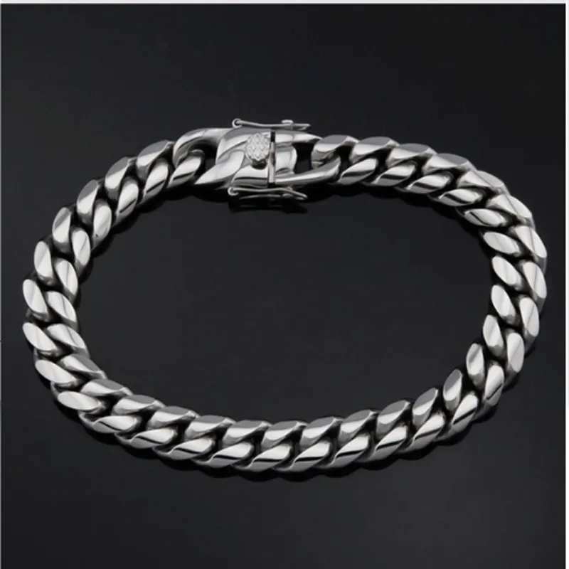 316L Stainless Steel Miami Cur - Butterfly Clasp Deployant บทวิจารณ์และราคา