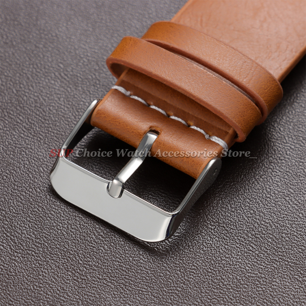 18mm 20mm 22mm Vintage Oil Wax - Leather Strap Quick Release บทวิจารณ์และราคา