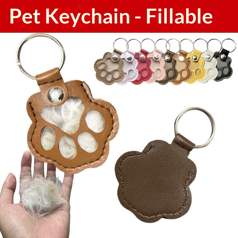 Dog Hair Collector Keychain Le - Leather Strap Quick Release บทวิจารณ์และราคา