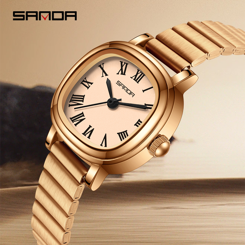 SANDA Top 1137 Women's Quartz  - Stainless Bracelet Diver บทวิจารณ์และราคา
