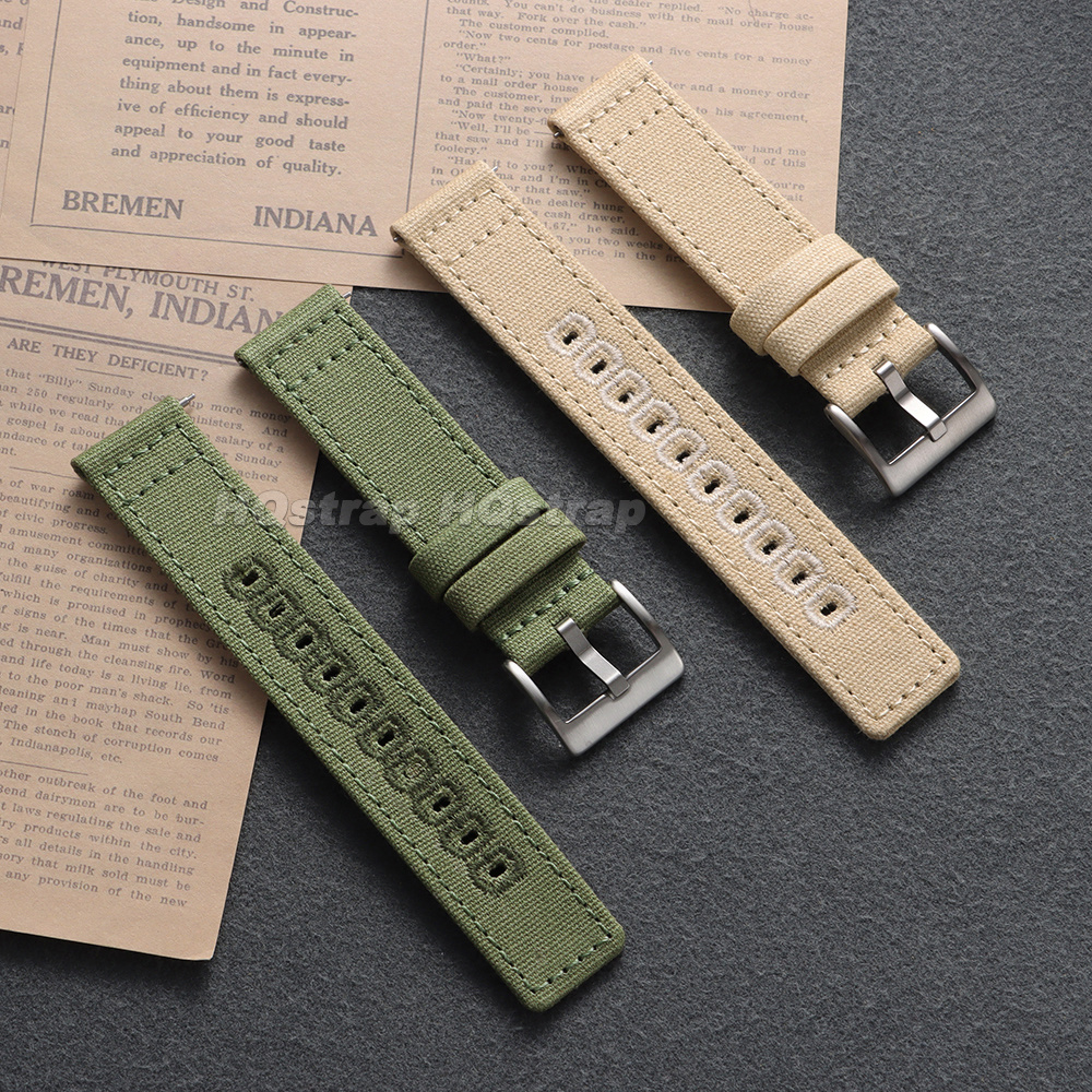 Nylon Canvas Watch Strap 18mm  - Canvas Strap Watch บทวิจารณ์และราคา
