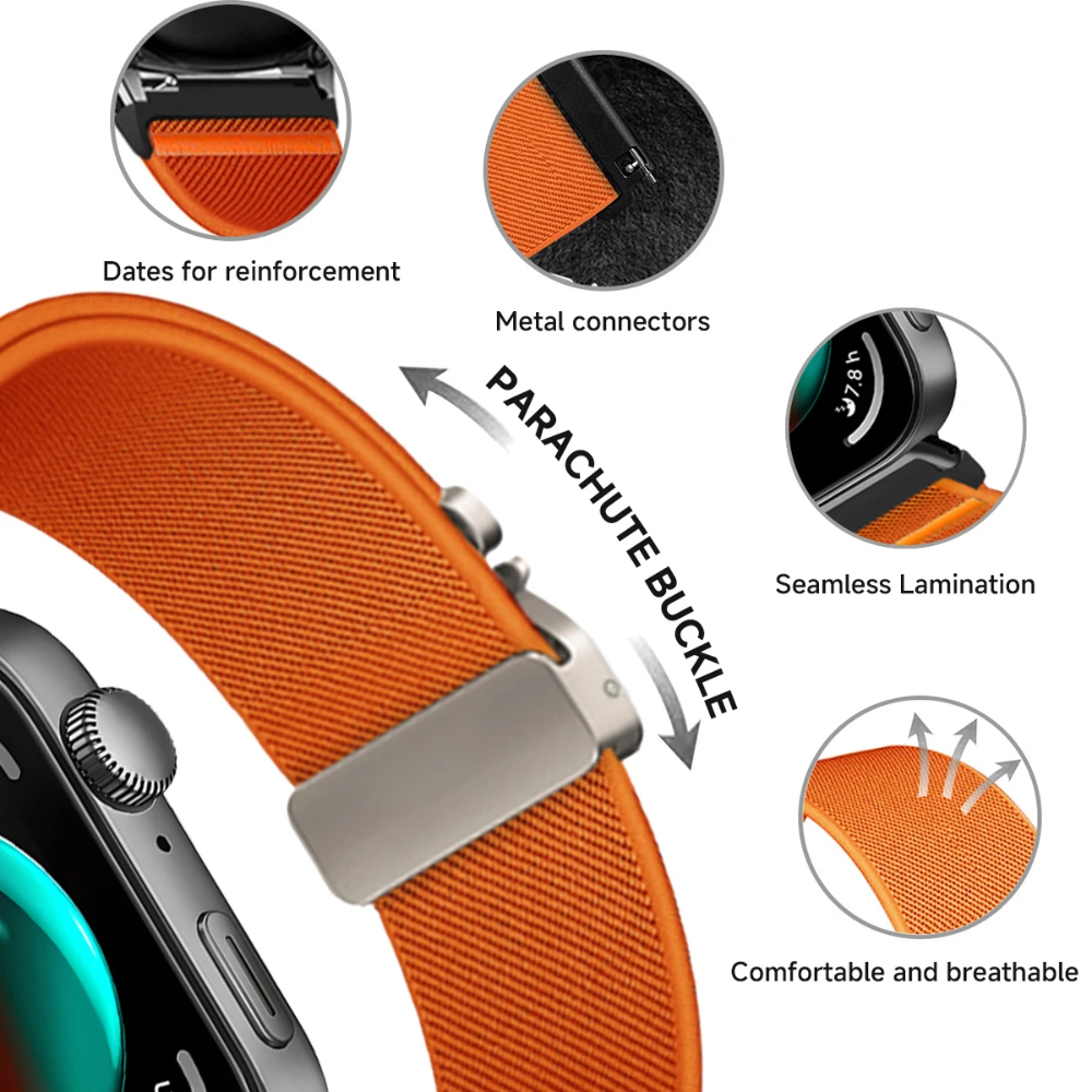 Parachute Buckle Nylon Band fo - Parachute Strap Elastic บทวิจารณ์และราคา