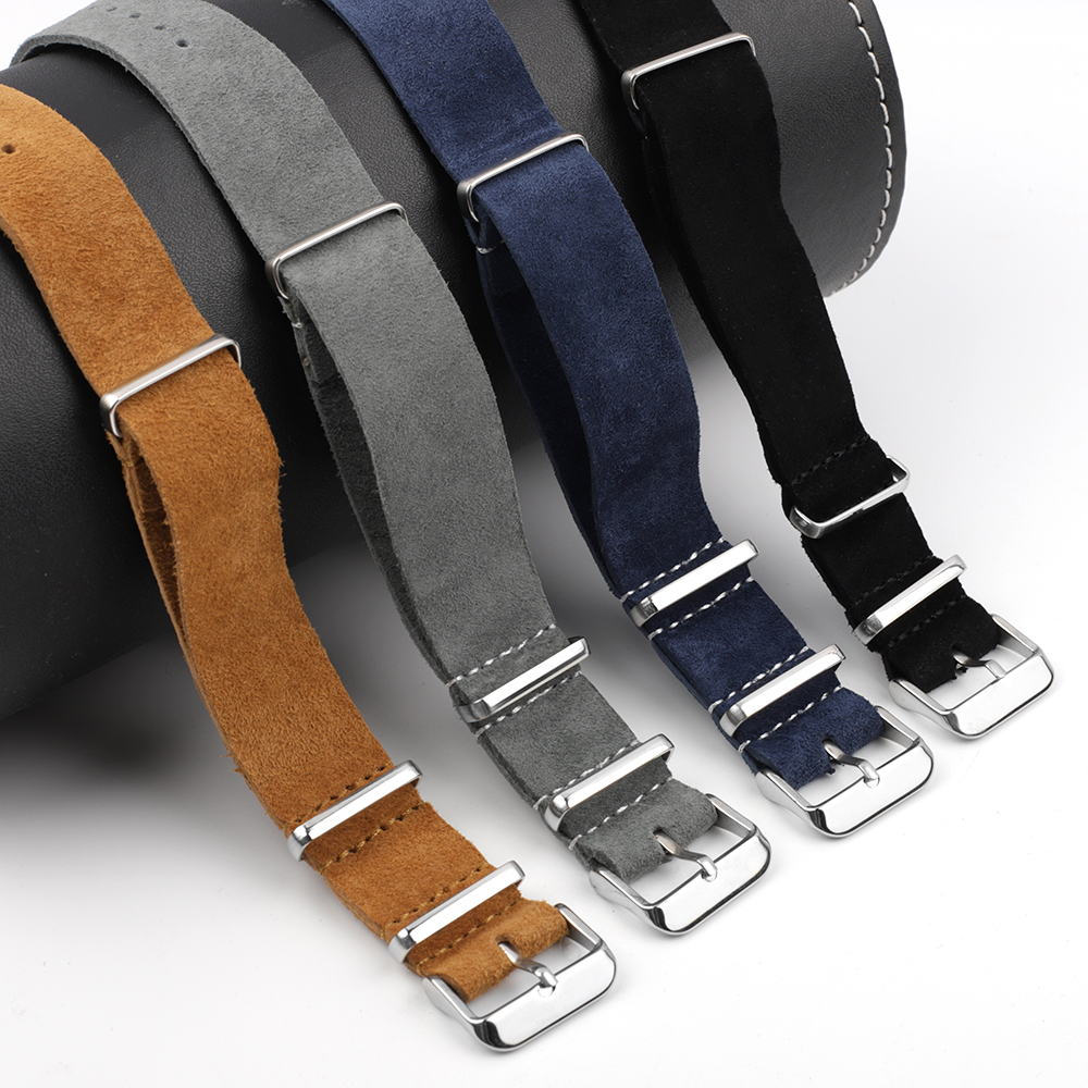 Soft Suede Watchband Long Stra - Suede Strap Watch บทวิจารณ์และราคา