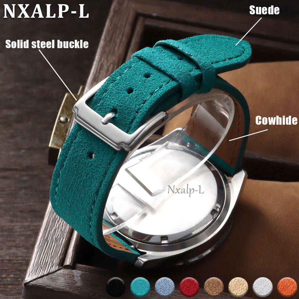 Durable Suede Cowhide Watch St - Suede Strap Watch บทวิจารณ์และราคา