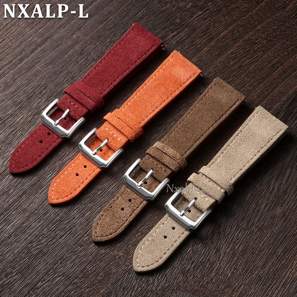 Durable Suede Cowhide Watch St - Suede Strap Watch บทวิจารณ์และราคา