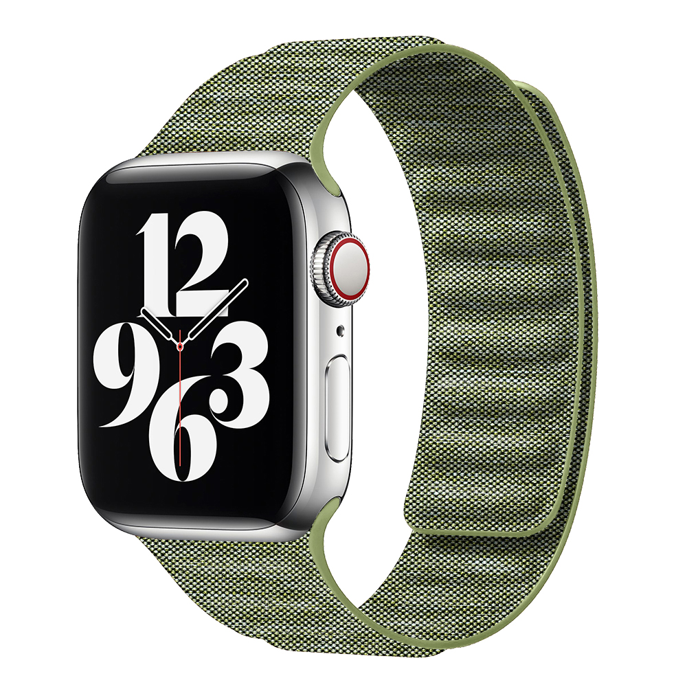 New Original Denim nylon strap - Milanese Loop Magnetic บทวิจารณ์และราคา