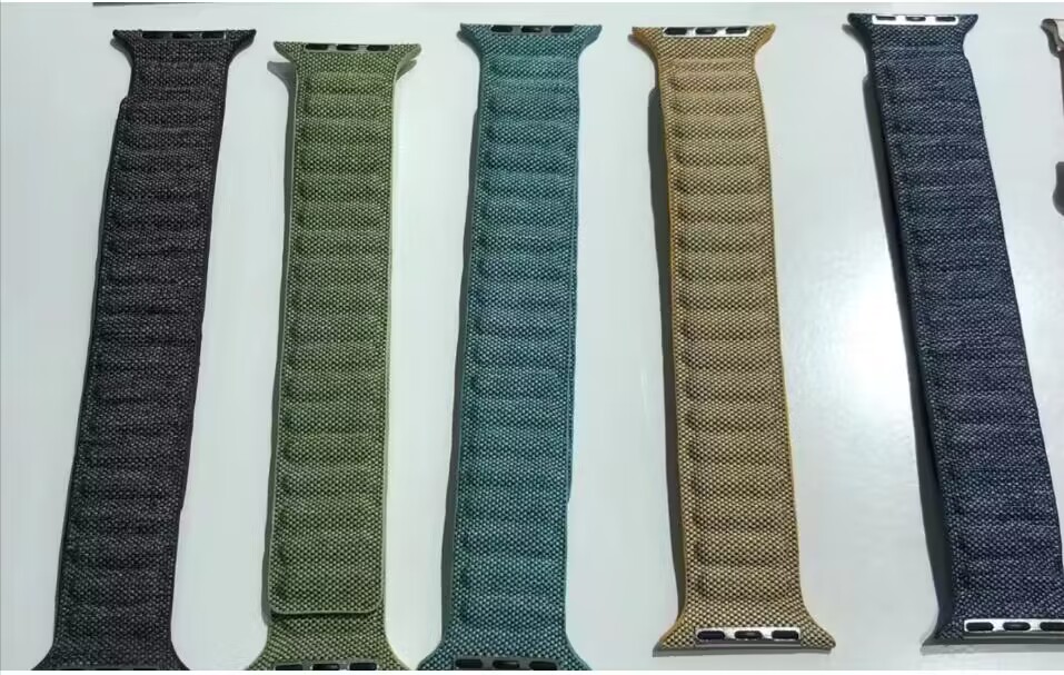 New Original Denim nylon strap - Milanese Loop Magnetic บทวิจารณ์และราคา
