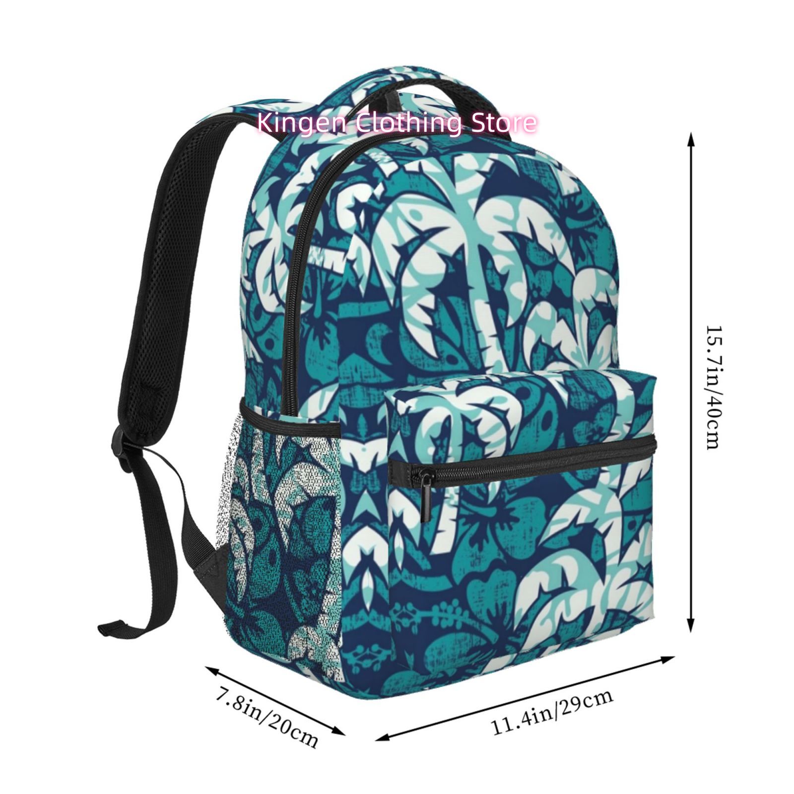 Teal Vintage Palm Tropical Pri - Tropic Strap Vintage บทวิจารณ์และราคา