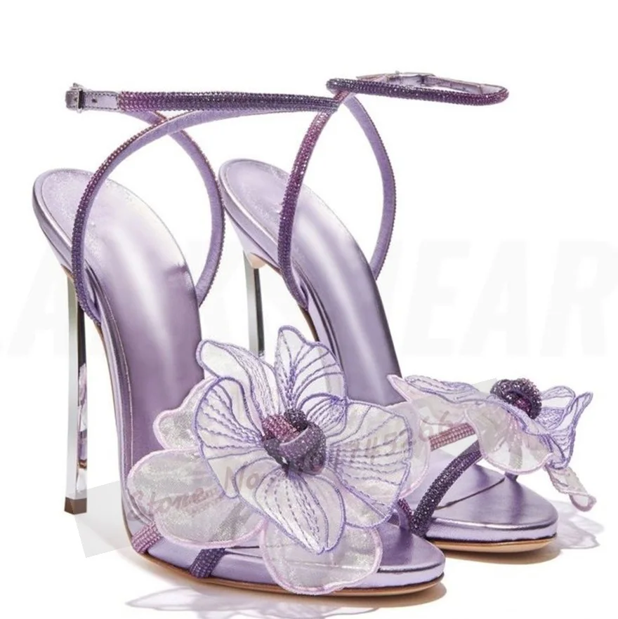 Silver Metal Blade Heel Fairy  - Mesh Strap Metal บทวิจารณ์และราคา