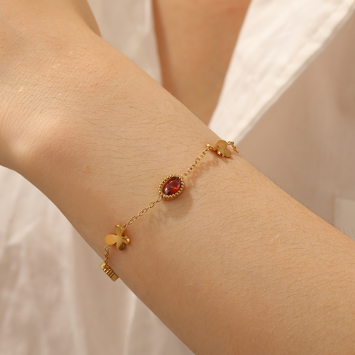 Stainless Steel Elliptical Pin - Butterfly Clasp Deployant บทวิจารณ์และราคา