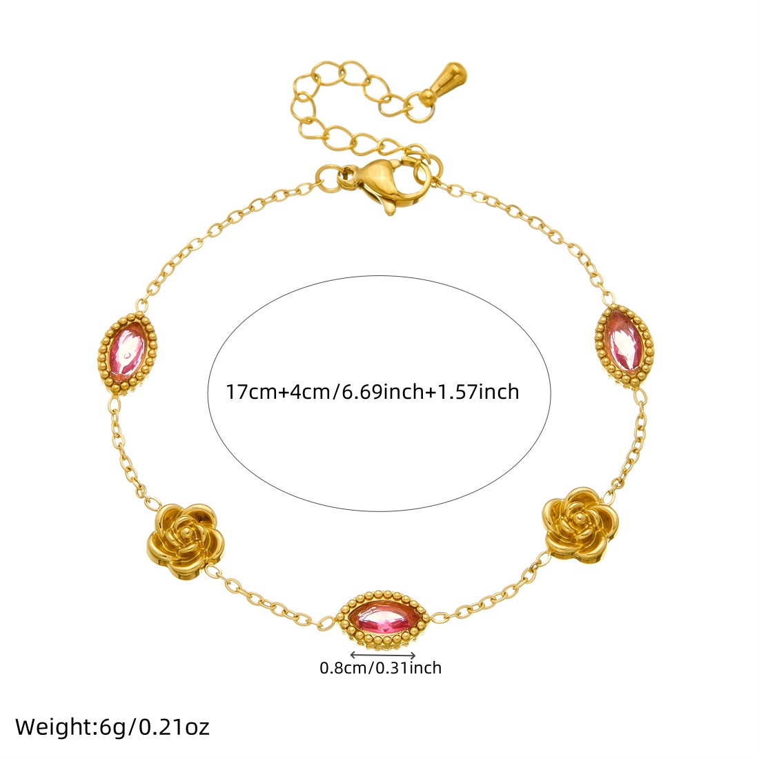 Stainless Steel Elliptical Pin - Butterfly Clasp Deployant บทวิจารณ์และราคา