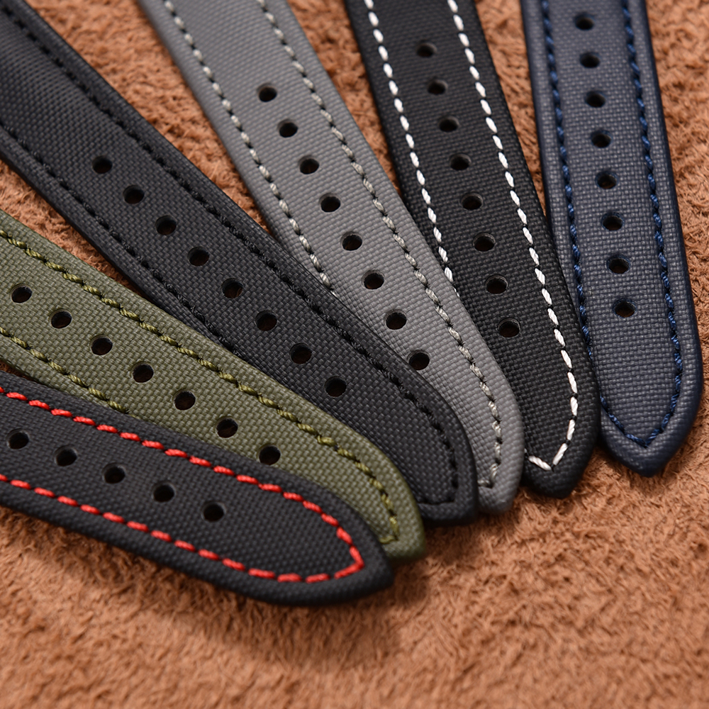 Waterproof Sailcloth Leather S - Leather Strap Quick Release บทวิจารณ์และราคา