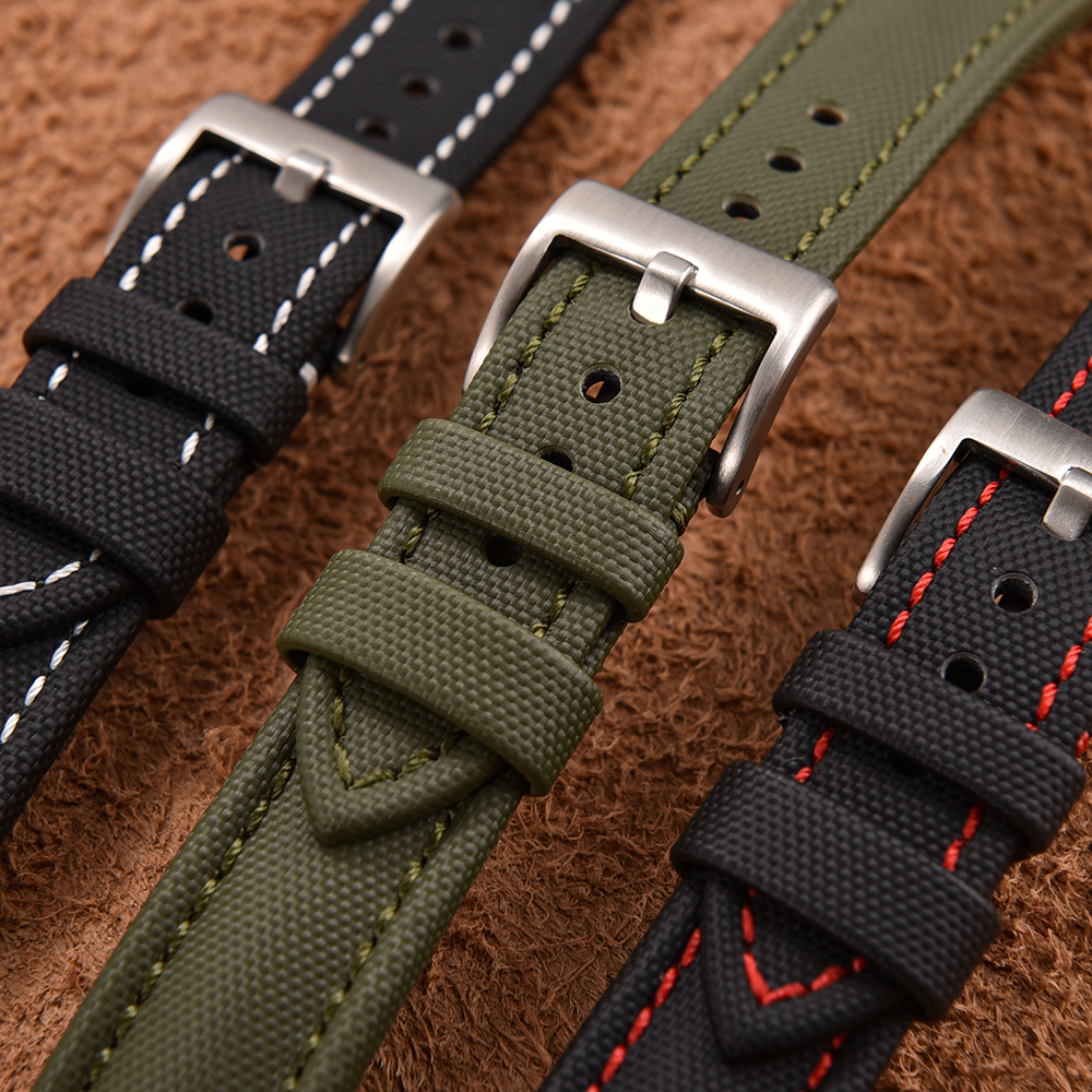 Waterproof Sailcloth Leather S - Leather Strap Quick Release บทวิจารณ์และราคา
