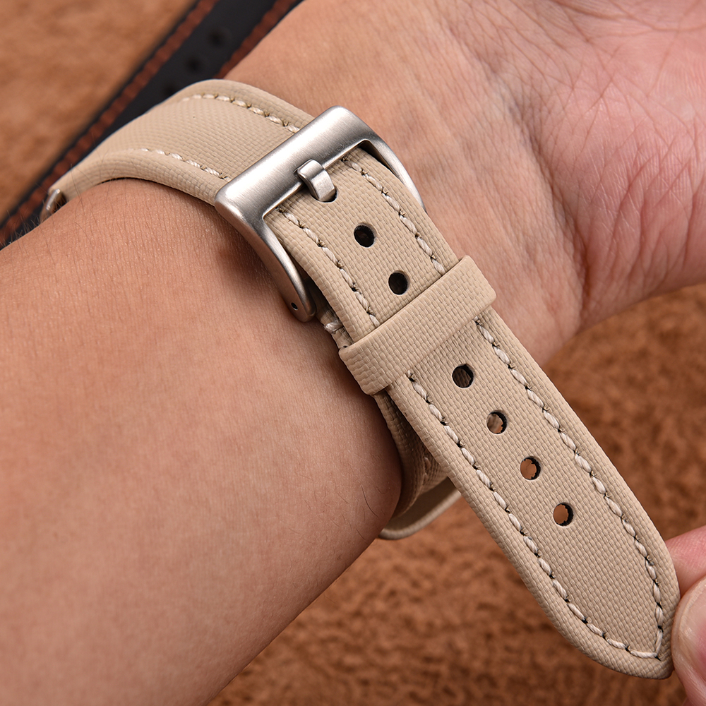 Waterproof Sailcloth Leather S - Leather Strap Quick Release บทวิจารณ์และราคา