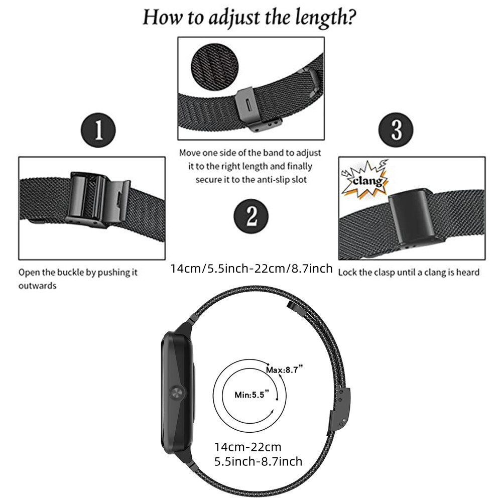 Metal Bands for Garmin Venu X1 - Mesh Strap Metal บทวิจารณ์และราคา