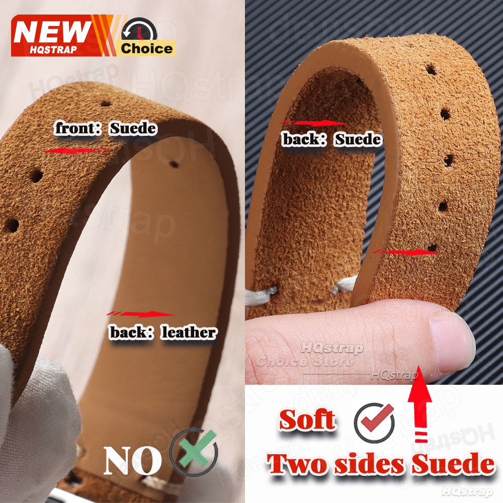 New Colorful Stitching Suede S - Suede Strap Watch บทวิจารณ์และราคา