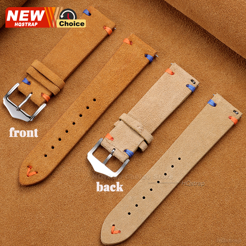 New Colorful Stitching Suede S - Suede Strap Watch บทวิจารณ์และราคา