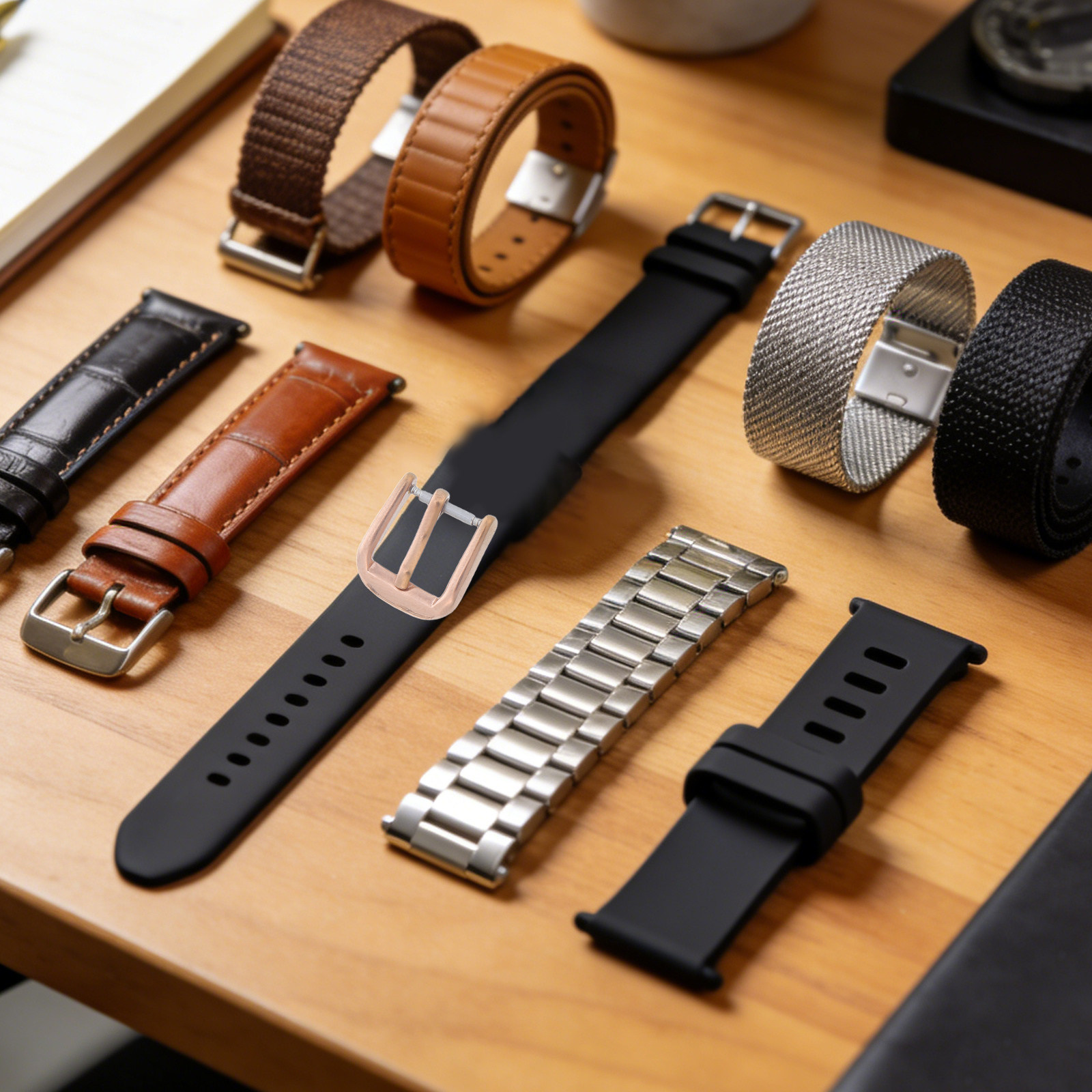 6Pcs Metal Watch Band Buckle K - Mesh Strap Metal บทวิจารณ์และราคา