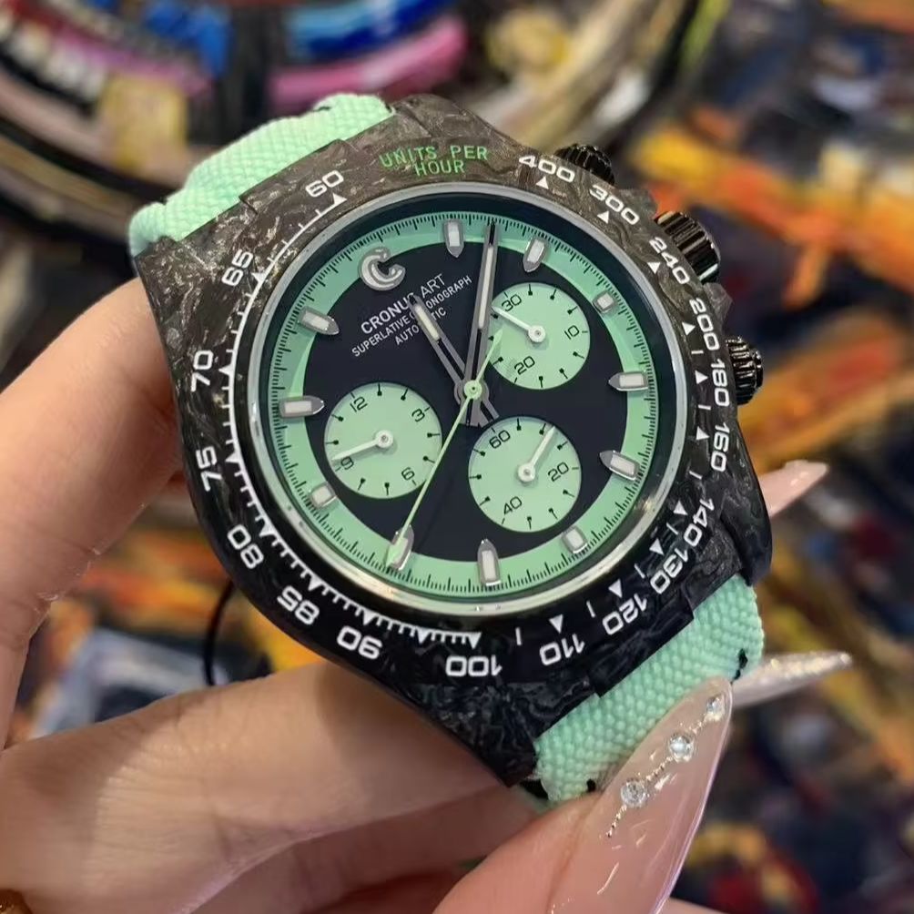 CRONUSART Men Chronograph Watc - Canvas Strap Watch บทวิจารณ์และราคา