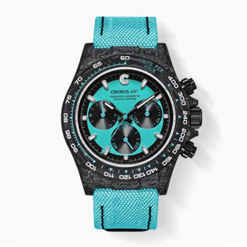 CRONUSART Men Chronograph Watc - Canvas Strap Watch บทวิจารณ์และราคา