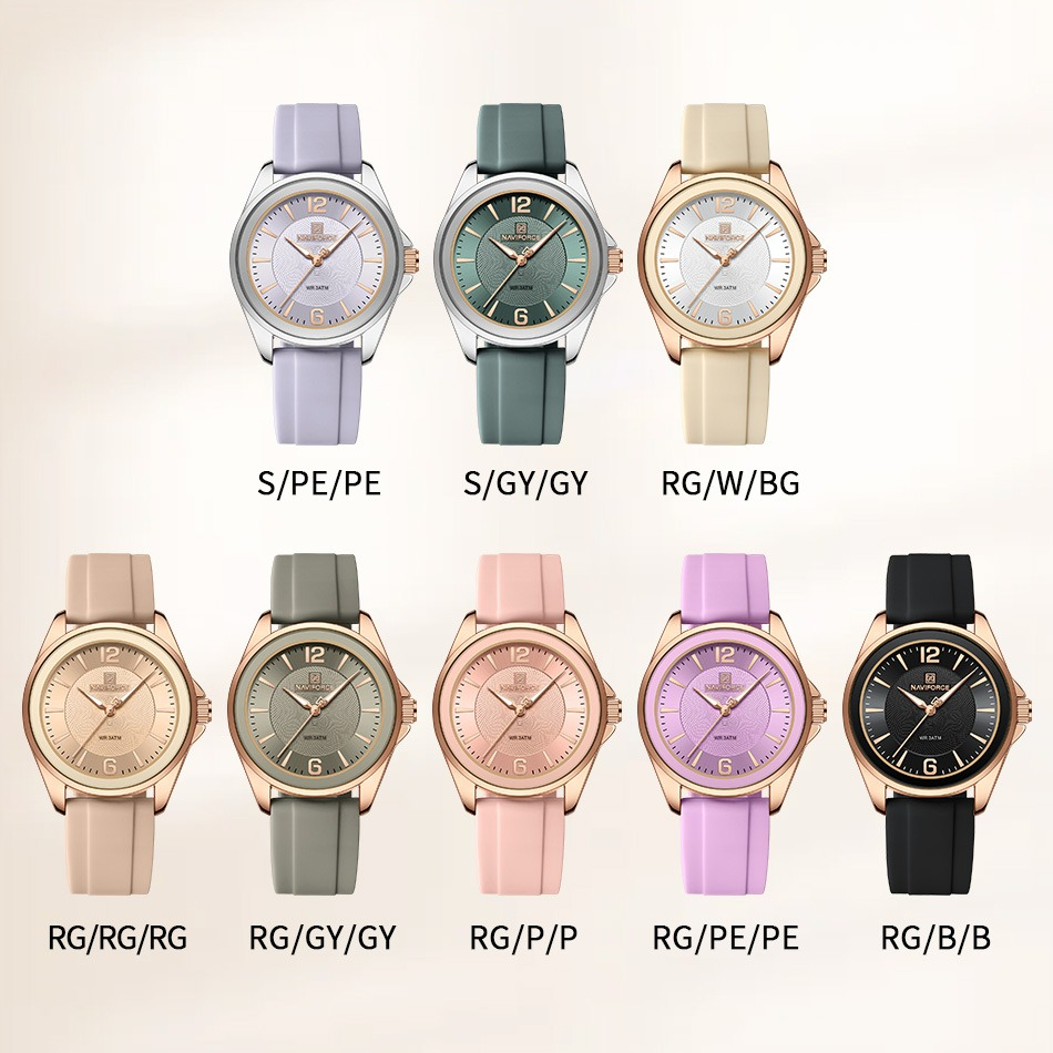New Style NAVIFORCE Women's Wa - Silicone Band Women บทวิจารณ์และราคา