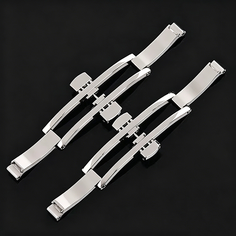 Watch Band Buckle Stainless St - Butterfly Clasp Deployant บทวิจารณ์และราคา
