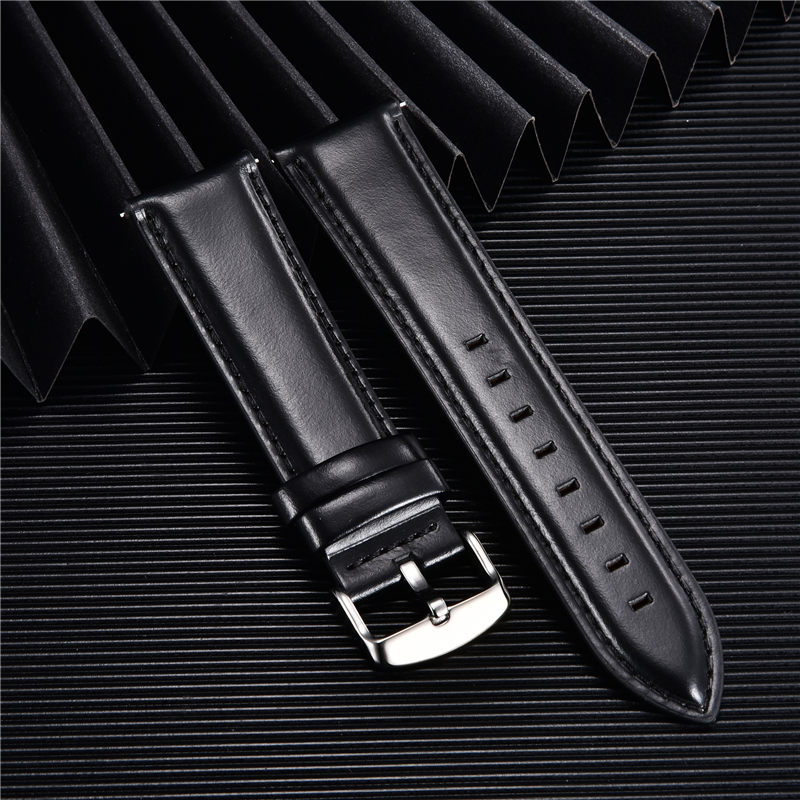High Quality Genuine Leather W - Leather Strap Quick Release บทวิจารณ์และราคา
