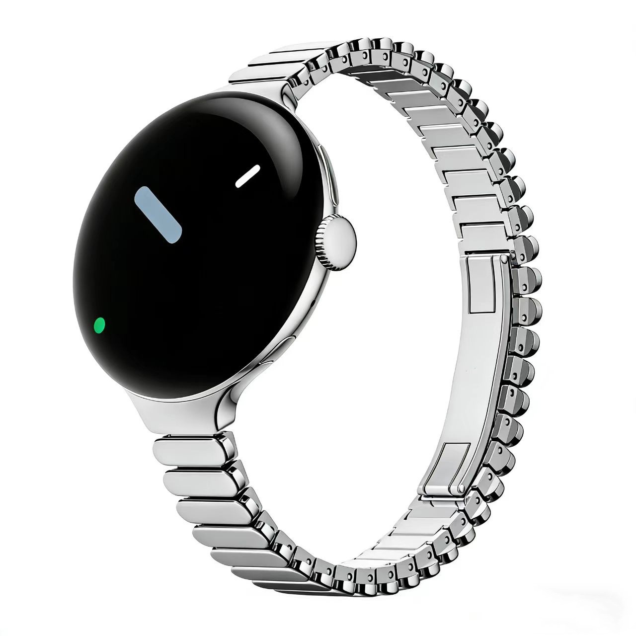 Oval Shape Link Watch Band for - Butterfly Clasp Deployant บทวิจารณ์และราคา