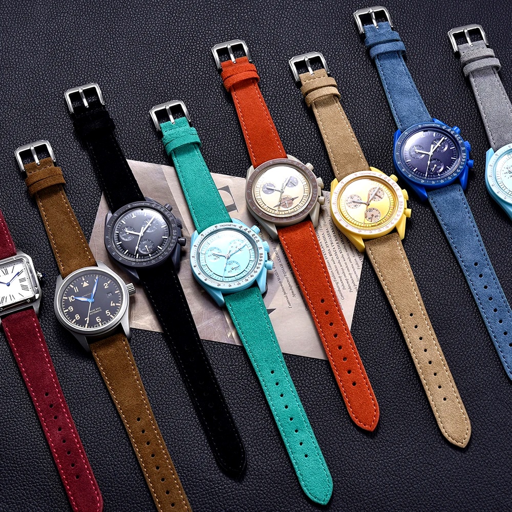 Vintage Leather Watch Band 18m - Suede Strap Watch บทวิจารณ์และราคา