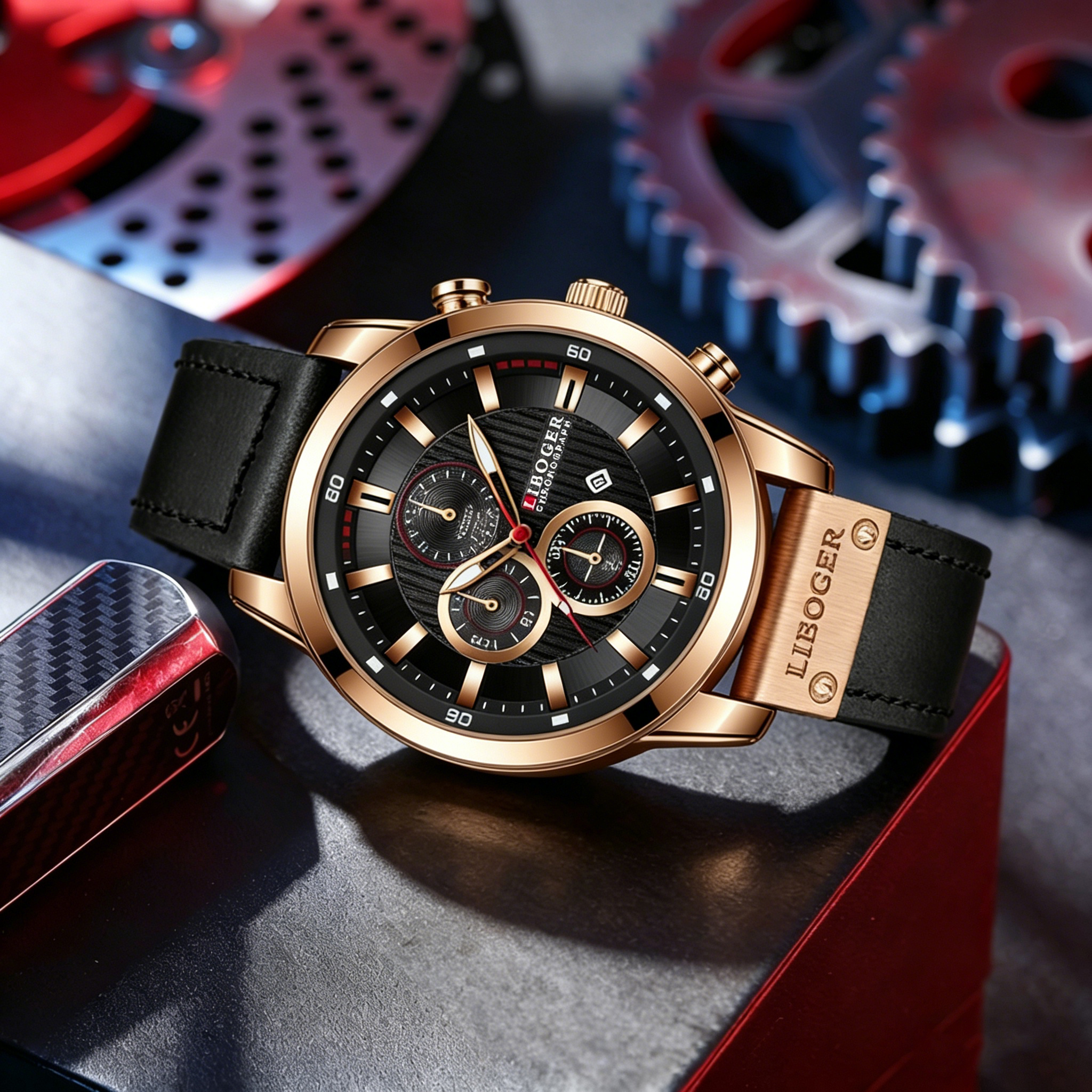 Business Men Quartz Watch High - Leather Watch Band Men บทวิจารณ์และราคา