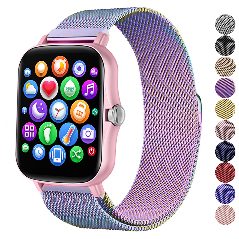 20mm strap For Amazfit GTS 4/3 - Milanese Loop Magnetic บทวิจารณ์และราคา