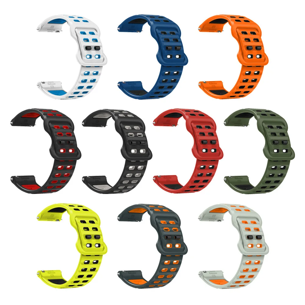 Silicone 22mm Strap For Garmin - Mesh Strap Metal บทวิจารณ์และราคา