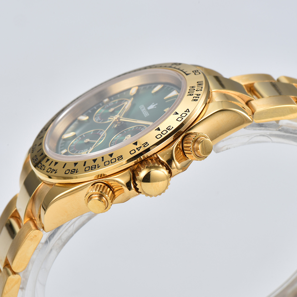 Customized 39mm VK63 Watch Men - Stainless Bracelet Diver บทวิจารณ์และราคา