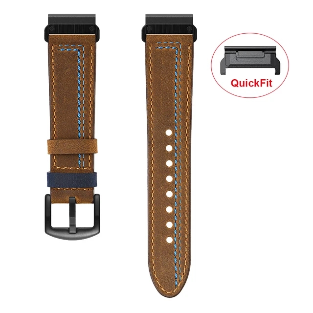 22mm 26mm Genuine Leather Stra - Leather Strap Quick Release บทวิจารณ์และราคา