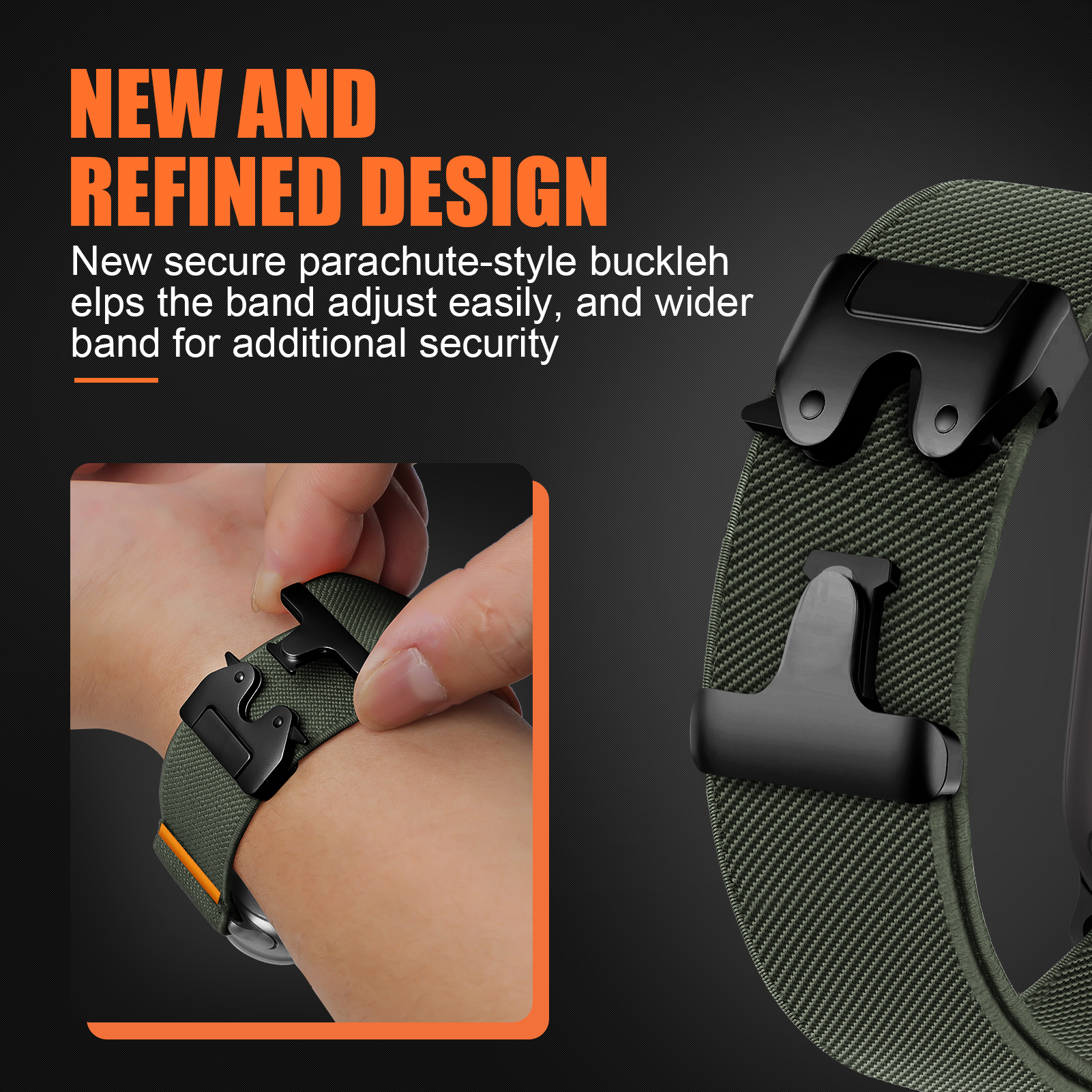 Straps For Apple Watch ultra 2 - Parachute Strap Elastic บทวิจารณ์และราคา
