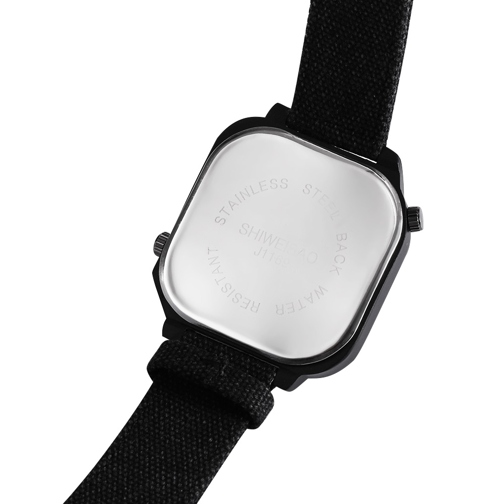 Quartz Mens Watches Top Brand  - Canvas Strap Watch บทวิจารณ์และราคา