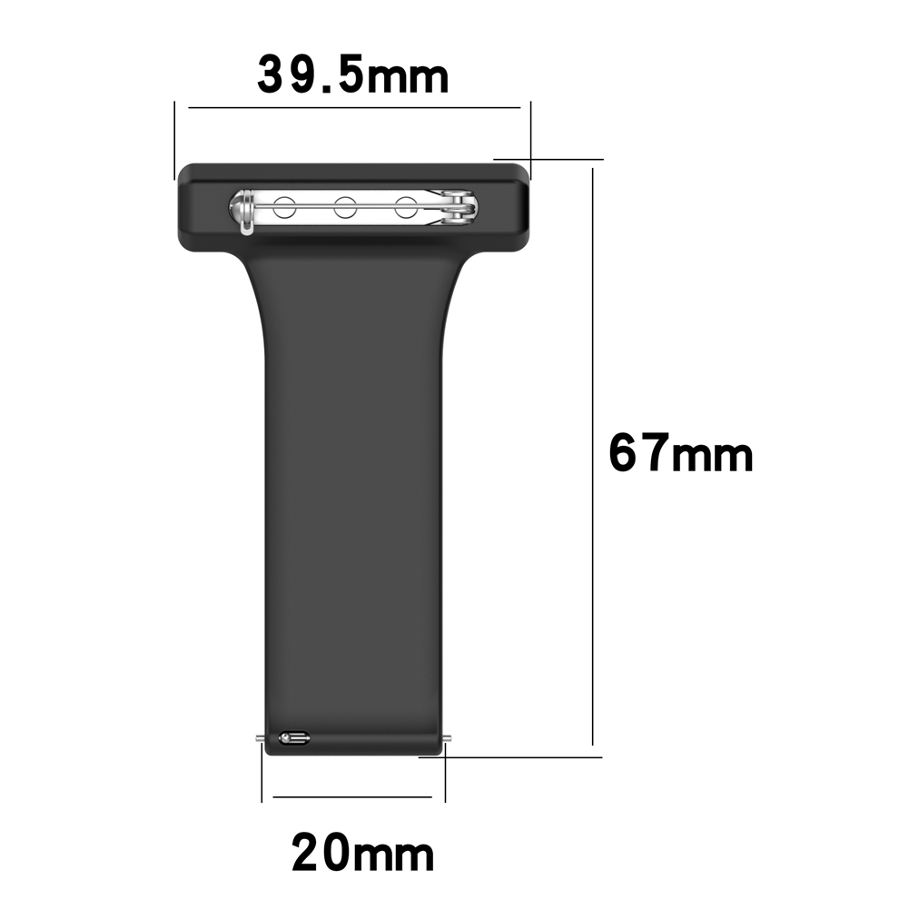 Pin Brooch Watch Strap 20MM 22 - Silicone Watch Band 22Mm บทวิจารณ์และราคา