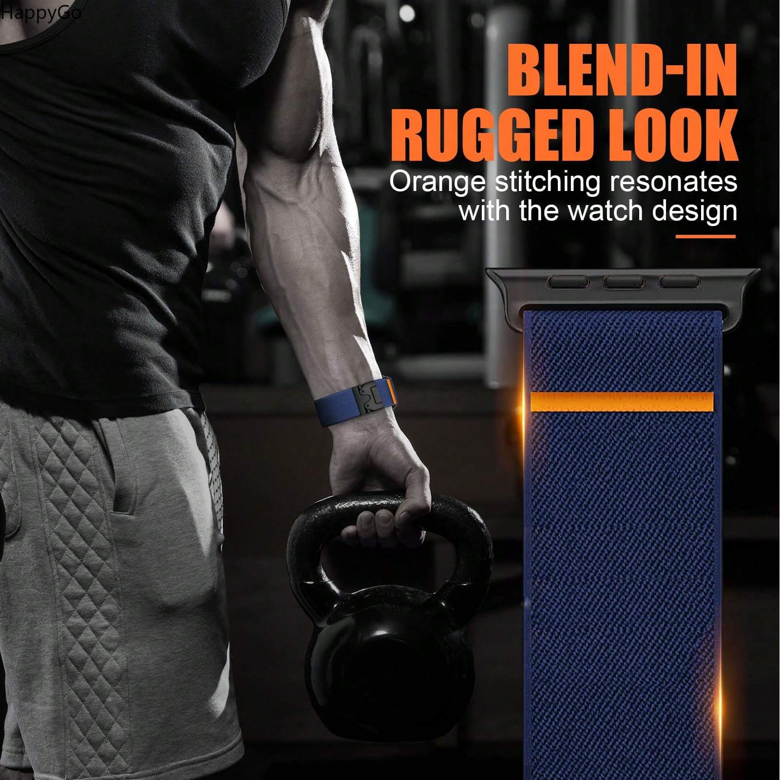 Wide Stretchy Nylon Wrist Stra - Parachute Strap Elastic บทวิจารณ์และราคา