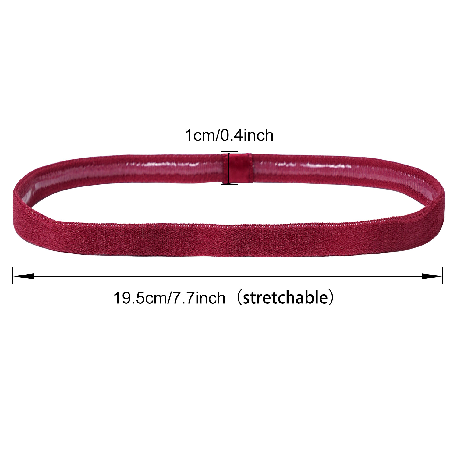3Pcs Non-Slip Sports Hairband  - Silicone Band Women บทวิจารณ์และราคา
